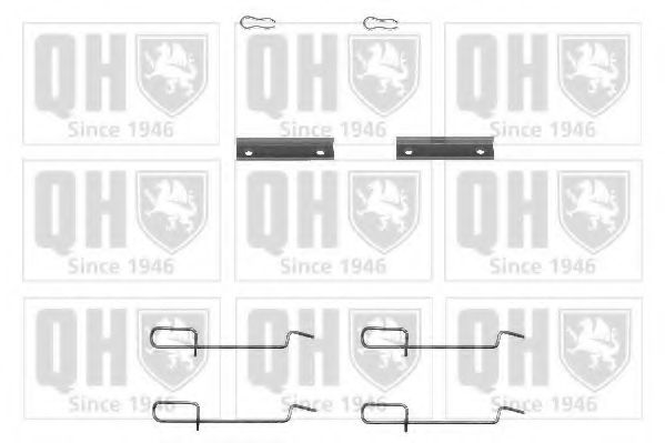 Set accesorii, placute frana