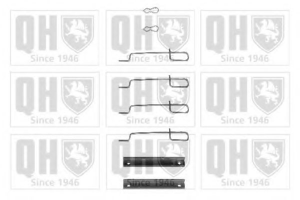 Set accesorii, placute frana