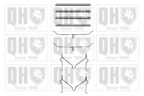 Set accesorii, placute frana