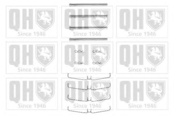 Set accesorii, placute frana