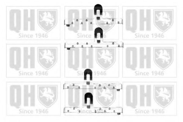 Set accesorii, placute frana