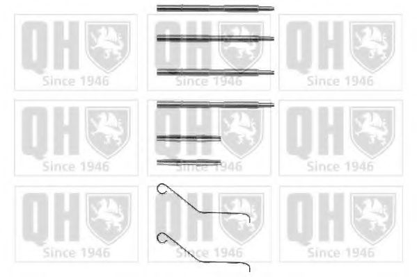 Set accesorii, placute frana