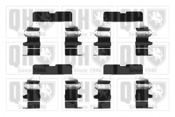 Set accesorii, placute frana