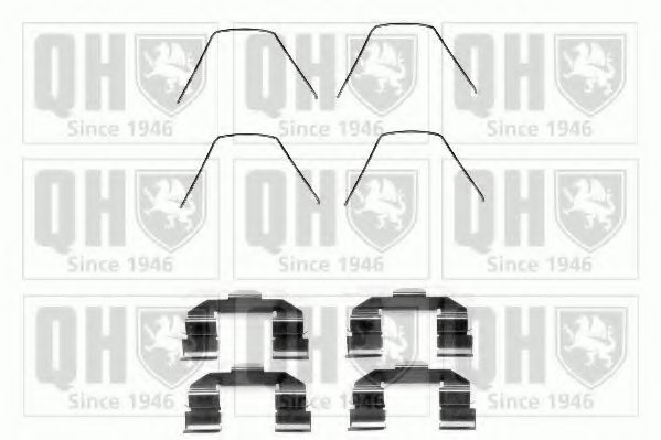 Set accesorii, placute frana