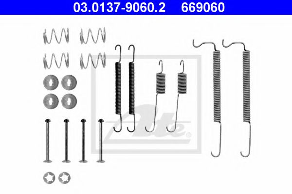 Set accesorii, sabot de frana