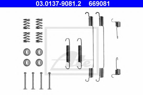 Set accesorii, sabot de frana