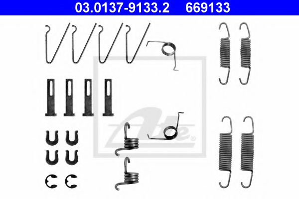 Set accesorii, sabot de frana