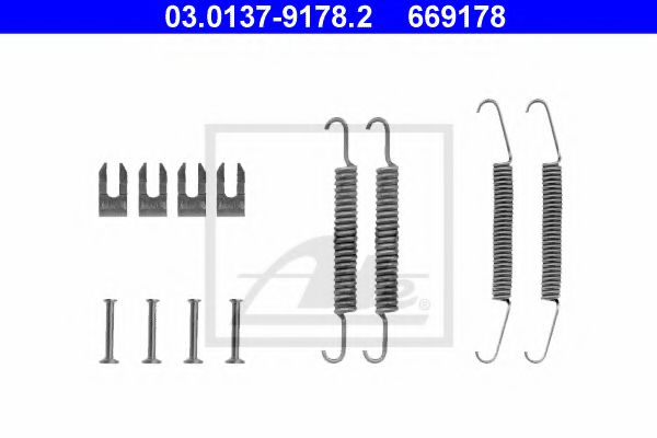 Set accesorii, sabot de frana