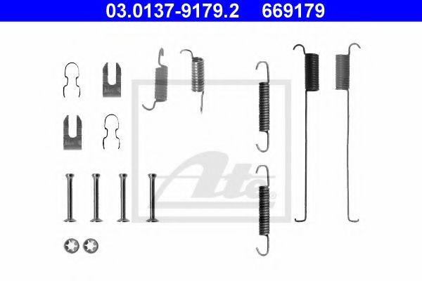 Set accesorii, sabot de frana