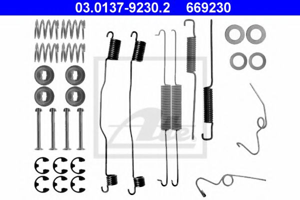 Set accesorii, sabot de frana