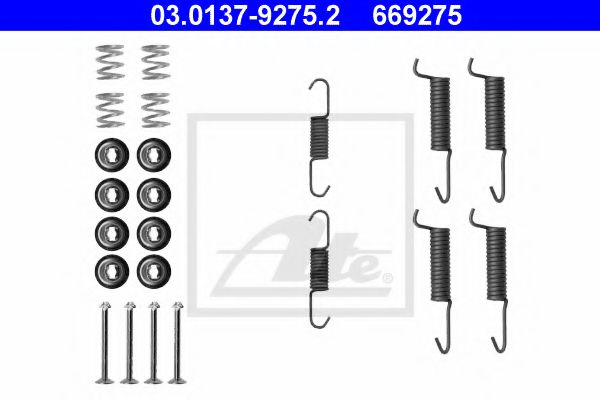 set accesorii, saboti frana parcare