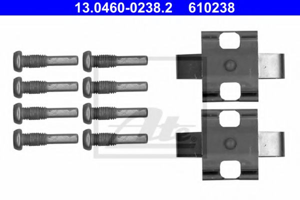 Set accesorii, placute frana