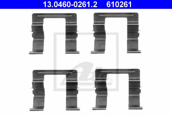 Set accesorii, placute frana
