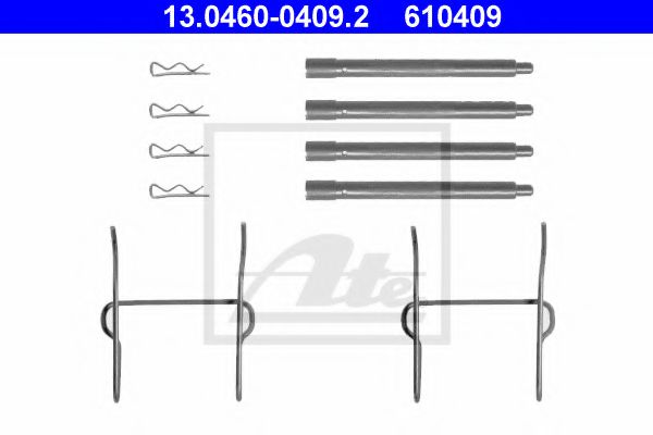 Set accesorii, placute frana