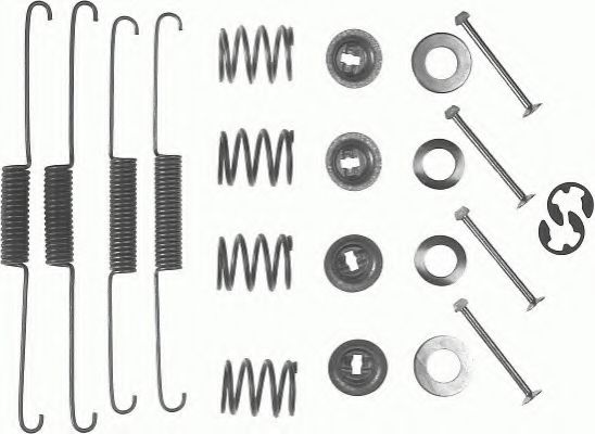 Set accesorii, sabot de frana