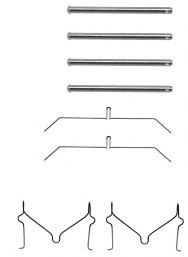 Set accesorii, placute frana