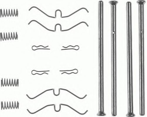 Set accesorii, placute frana