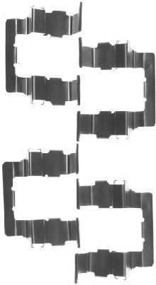 Set accesorii, placute frana