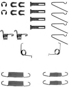 Set accesorii, sabot de frana