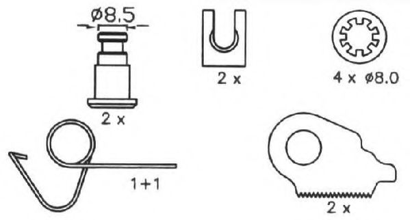 Set saboti frana