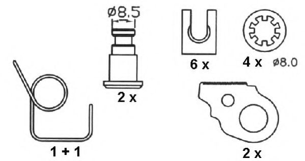 Set saboti frana