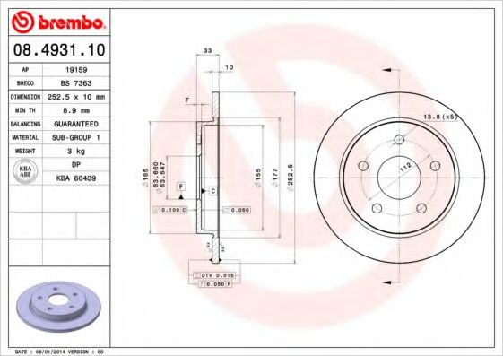 Disc frana