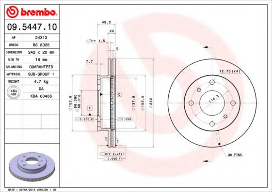 Disc frana