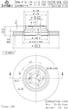 Disc frana