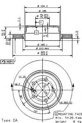 Disc frana