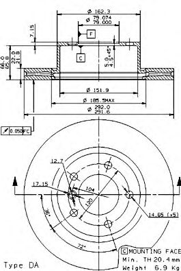 Disc frana