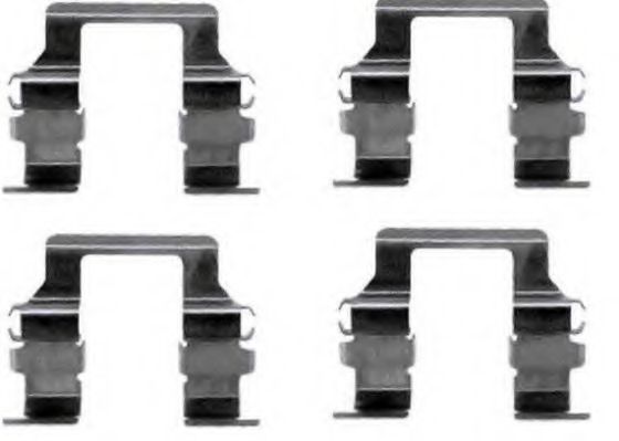 Set accesorii, placute frana