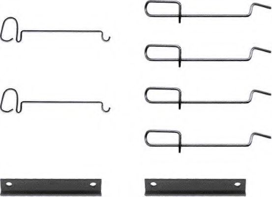Set accesorii, placute frana