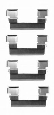 Set accesorii, placute frana