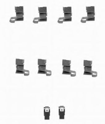 Set accesorii, placute frana