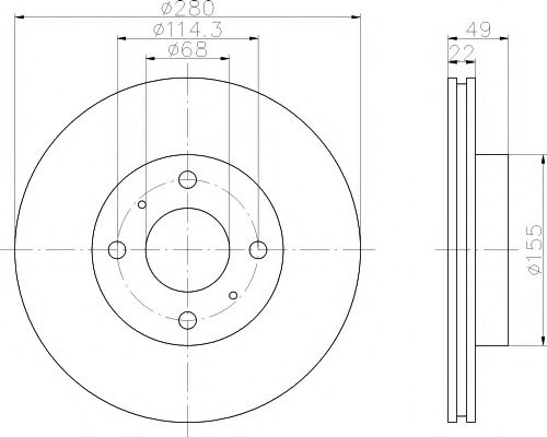 Disc frana