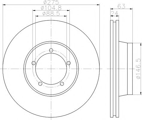 Disc frana