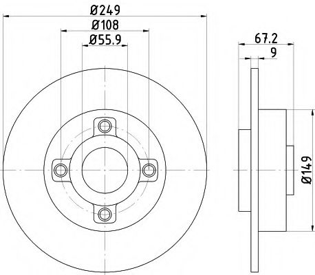 Disc frana