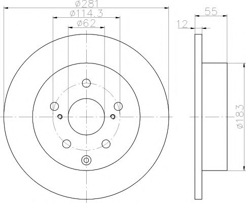 Disc frana