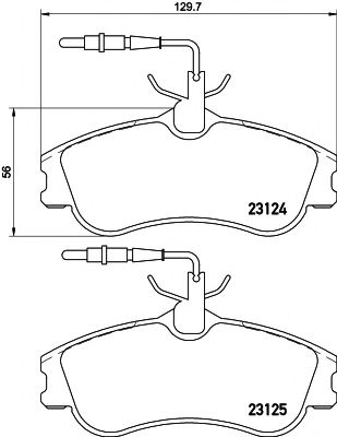 Set frana, frana disc