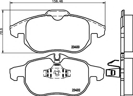 Set frana, frana disc