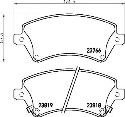 Set frana, frana disc