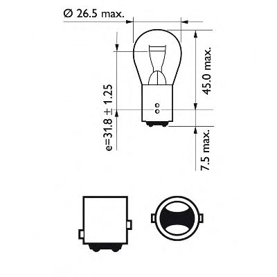 Bec, lampa frana / lampa spate