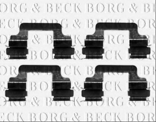 Set accesorii, placute frana