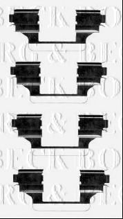 Set accesorii, placute frana