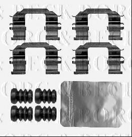 Set accesorii, placute frana