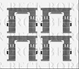 Set accesorii, placute frana