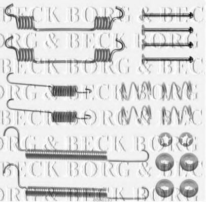 Set accesorii, placute frana