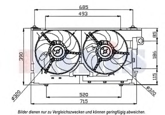 Ventilator, radiator