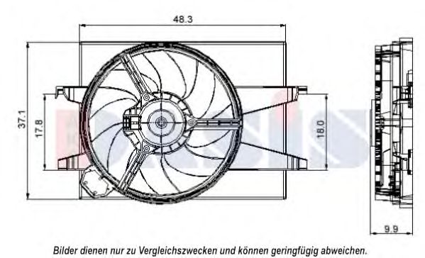 Ventilator, radiator