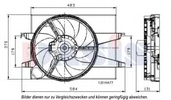 Ventilator, radiator